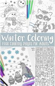 Free printable winter coloring pages for kids download and print. Free Printable Winter Coloring Pages For Adults Easy Peasy And Fun