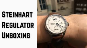 Steinhart Regulator Unboxing Youtube So during my holidays i bought my first steinhart deck style watch, the white roman version is what i wanted. youtube