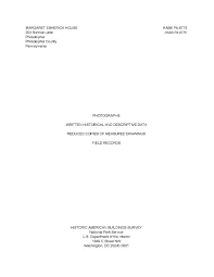 Margaret house in margaret river reservieren. Margaret Esherick House Habs Pa American Memory