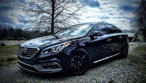 Show items choose from our selection of 2015 hyundai sonata wheels and rims available in 16, 17, 18, 19 & 20 inch diameter, tailored to ensure perfect fitment. 2015 Hyundai Sonata Limited 2 0t With 19x8 5 Niche Gamma And Falken 235x35 On Stock Suspension 952546 Fitment Industries