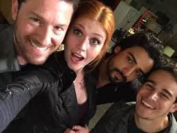 Theo, Clary, Alaric and Simon