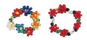 Create a loop at the end of the wire, with the pliers, to hold the beads on. How To Make Beaded Rings For Kids Howstuffworks