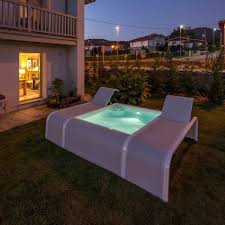 Rechteckbecken Mariposa Butterfly Mit Sonnenliegen Und Led Beleuchtung In 2020 Led Beleuchtung Kleiner Pool Ideen Pool