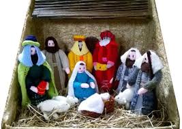 I love this nativity set! Knitted Nativity Scenes Tell The Story Of Christmas At Grantham Church