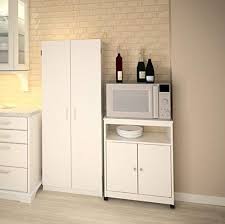 Ameriwood Utility Cart Microwave In Kitchen Utility Cart Tall Cabinet Storage