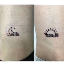 Sun and moon couple tattoo ideas. Emma B On Instagram Matching Sun And Moon For Best Friends Last Week Tattoo Tattoos Simple Matching Friend Tattoos Tattoo For Boyfriend Tattoos