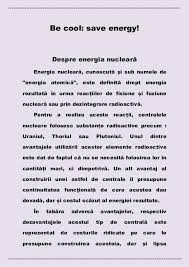 Principalul avantaj al energiei eoliene este emisia zero de substanţe poluante şi gaze cu efect de seră, datorită faptului că nu se ard combustibili. Energia Nucleara