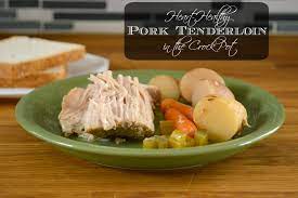 Break out the crock pot and slow cooker, these healthy and hearty soups and stews recipes are easy favorites the whole family will love. Heart Healthy Crock Pot Pork Tenderloin Sofabfood