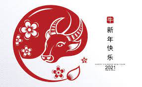 Year Of The Ox 2021 Images And Wallpaper Year Of The Cow Chinese New Year Images Happy Chinese New Year