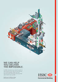 Illustration Infographic Advertising Illustration In 2020 Banks Ads Ad Layout Hsbc