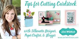 Cutting Cardstock With Silhouette Cameo Secrets And Cut Settings From The Pros Silhouette School