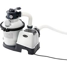 Intex 26644 Accessoire Pour Piscine Pompe A Filtre De Sable Filtre A Eau Gris Fonce Gris Pompe A Filtre De Sable Noir Blanc Piscine Hors Sol Vanne A 6 Voies Secteur 220 240 V