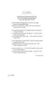 Ebony chic loves an old man's touch. Meditating Upon The Meaning Of The Line Clams On Poetry Magazine
