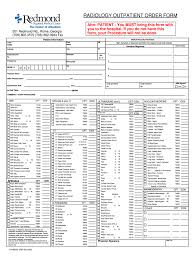 This detailed work order also serves as an invoice and has fields for materials used as well as hours worked. Radiology Order Form Pdf Fill Out And Sign Printable Pdf Template Signnow