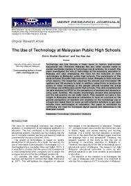 Maybe you would like to learn more about one of these? Pdf The Use Of Technology At Malaysian Public High Schools Dr Shirin Shafiei Ebrahimi Academia Edu