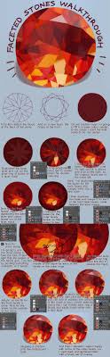 How To Color Gems In Photoshop By Vivi Vvnng Digital Painting Tutorials Digital Art Tutorial Painting Tutorial