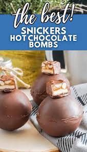 Snickers Hot Chocolate Bomb Unique Hot Chocolate Bomb Recipe Recipe Unique Hot Chocolate Chocolate Bomb Hot Chocolate