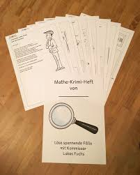 Was Man Nicht So Alles In Langst Vergessenen Grundschulzeitschriften Findet Dies Ist Ein Toller Mathe Krimi Bei D Grundschule Mathe Mathe Unterrichten