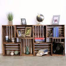 Crates on wall ikea crates wood crate shelves old crates wooden crates crate decor shabby chic homes room themes diy storage. 42 Tricks To Transform Every Ikea Item You Own Bookshelves Diy Wood Crate Shelves Wooden Crate Shelves