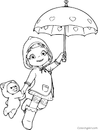 The most beautiful coloring pages for girls. Rainbow Ruby Coloring Pages