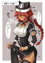 1futa balls big penis blush bulge through clothing clothed  clothing dark-skinned futanari dark skin day count dialogue erection  erection under clothes fully clothed futa only futa yami futanari handwear