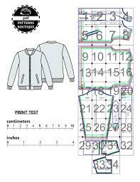 Men Jacket Pdf Sewing Pattern Bomber Jacket For Men Sizes Etsy In 2021 Patterned Bomber Jacket Jacket Pattern Sewing Pdf Sewing Patterns