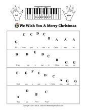 We wish you a merry christmas. We Wish You A Merry Christmas Pre Staff With Letters For Beginning Piano Lessons Piano Music With Letters Christmas Piano Music Piano Sheet Music Free