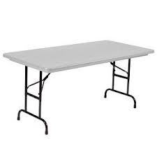 Correll Ra3060s 30 X 60 R Series Adjustable Height Gray Blow Molded Plastic Folding Tabl By Correll 119 99 Indoor O Folding Table Folding Table Legs Table