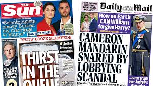 Leader in celebrity news, sports news with attitude, lifestyle & personal finance information that matter and shwashwi brings you all mzansi's hot gossip. Newspaper Headlines Sleazy Access In Lobbying Row And Thirst In The Queue Bbc News