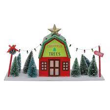 Welcome to the official christmas tree shops andthat! Northlight 14 Red And Green Led Lighted Christmas Tree Store With Pine Trees Cool White Lights Target