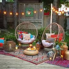 Love Perfect Outdoor Space Boho Patio Boho Style Furniture Balcony Decor