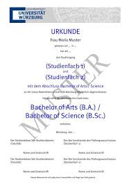 Juni 2002 erstmals akkreditiert und steht nun zur reakkreditierung an. Urkunde Zils Universitat Wurzburg