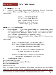 Mampukanlah kami untuk menenangkan diri kami supaya kami bisa memprioritaskan waktu kami untuk tetap dan selalu berdoa di mana pun dan kapan. Tata Ibadah Pkb Pdf