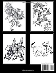 Pegasuscolouring pageposterfree printable jpg 600 448 mythical. Mythical Creatures An Adult Coloring Books 50 Coloring Pages For Relaxation By Amazon Ae