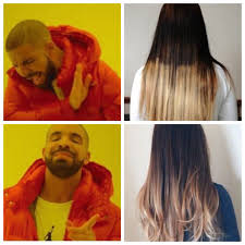 Apply base color at the root and feather through into the mid shaft. Bad Ombre Album On Imgur