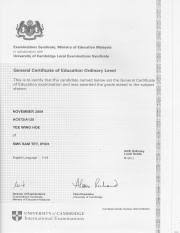 No more than two grade e permitted. Gce English Pdf Examinations Syndicate Ministry Of Education Malaysia In Collaboration With University Of Cambridge Local Examinations Syndicate Course Hero
