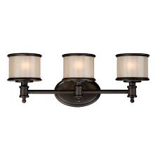 Rustic Vanity Lights Edmonton 3 Light Vanity Lamp In Noble Bronze In Stock Ready To Ship