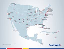 Map of the desert southwest. Southwest Airlines Newsroom