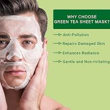 Buy MANCODE Facial Sheet Mask Skin Lightening & Glowing Nourishment