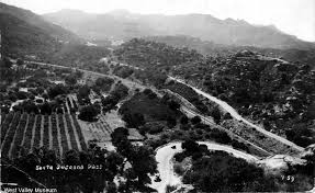 View Of The Santa Susana Pass And Chatsworth The Postmark Is Dated May 7 1941 West Valley Museum San Fernando Valley H San Fernando Valley Valley California