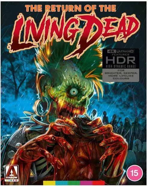 Return Of The Living Dead 2 x 4K HDR Blu Ray / Booklet Uncut