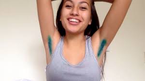 It's always helpful to rub a loofah or soft washcloth under your arms a if you wonder how to trim armpit hair without itching. Women Are Dyeing Their Armpit Hair In Colorful New Trend
