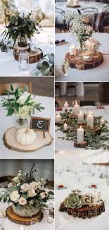 20 Rustic Tree Stump Wedding Centerpieces Roses Rings Rustic Wedding Centerpieces Fall Wedding Bouquets Wedding Table Centerpieces