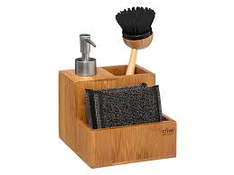 Kitchen sink caddy with soap dispenser. Homemate