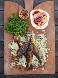 On a very hot ridged grill pan, lightly char the asparagus and patty pans on both sides then toss them into the bowl of couscous with the peppers,. Couscous Salad Recipe Jamie Oliver