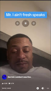 Viral Sensation Derrick Lambert AKA Mr I aint fresh talks to his suppo...
