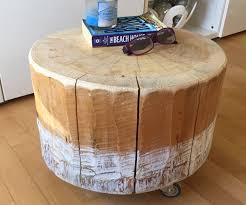 Has a lot of character and can also be used as a side table for decorative objects. Comment Fabriquer Une Table Basse Avec Un Tronc D Arbre Diy