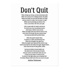 Don T Quit Powerful Motivational Poem Postcard Zazzle Com Motivational Poems Dont Quit Quotes Quitting Quotes