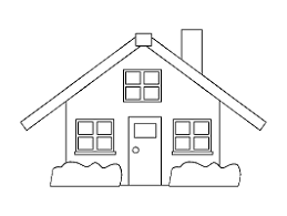 Dibujo De Casa Para Colorear