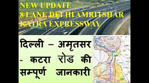 The actual time taken for travel may be longer considering the access time inclusive of interchange, security frisking and travel on optional routes. New Update à¤¦ à¤² à¤² à¤à¤® à¤¤à¤¸à¤° à¤à¤à¤° à¤ à¤¸à¤® à¤ª à¤° à¤£ à¤ à¤¨à¤ à¤° Full Information Delhi Amritsar Katra Expressway Youtube
